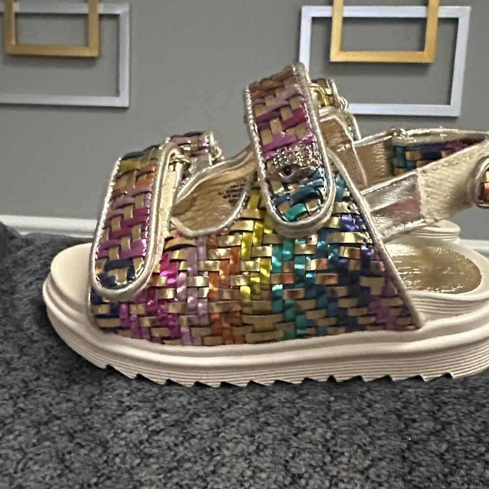 Kurt Geiger Multicolor Woven Kids Sandals